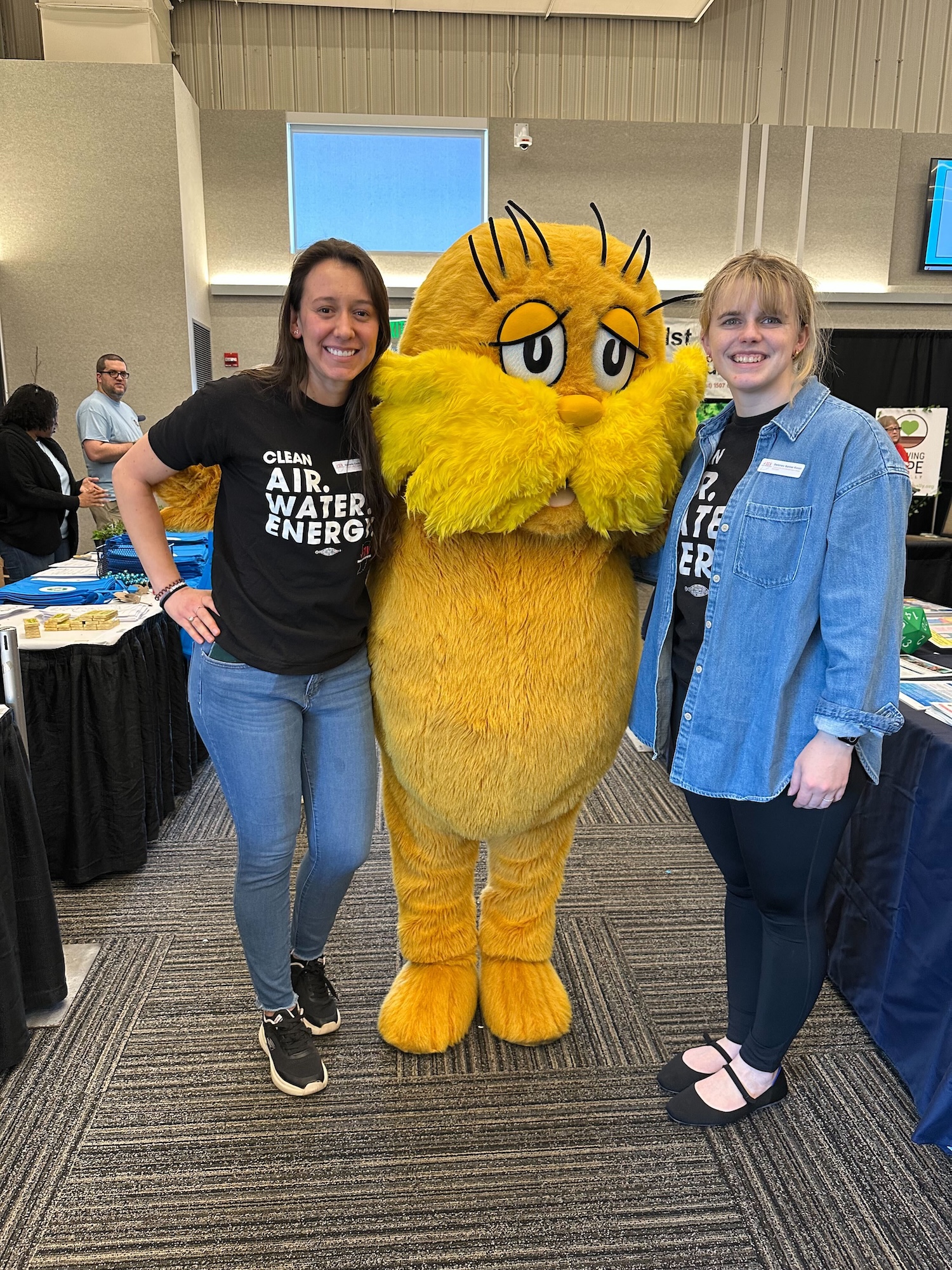 IMG_3205 photo of the ICV team at Earth Day in Valparaiso with the Lorax