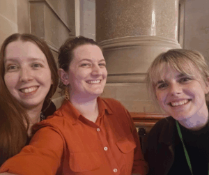 ICV team at the Statehouse on Sine Die night of the 2025 Indiana General Assembly session